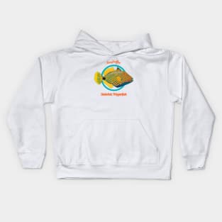 Undulate Triggerfish Kids Hoodie